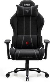 Fotel gamingowy materiałowy Diablo X-One 2.0 King Size, Burned Black
