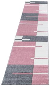 Różowo-szary chodnik 80x300 cm Hawaii – Ayyildiz Carpets