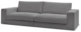 Ciemnoszara sztruksowa sofa 274 cm Leonard – Bobochic Paris