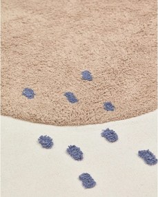 Bawełniany dywan dziecięcy w kolorze kości słoniowej ø120 cm Tamya – Kave Home