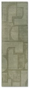 Zielony wełniany chodnik tkany ręcznie 80x250 cm Alexis – Villeroy&amp;Boch