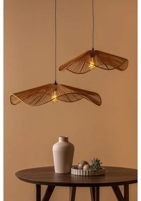 Lampa wisząca w kolorze złota z kloszem z plecionki papierowej ø 62 cm Sombra – Leitmotiv