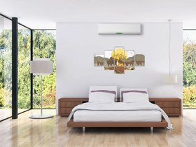 Obraz jelenia (125x70 cm)