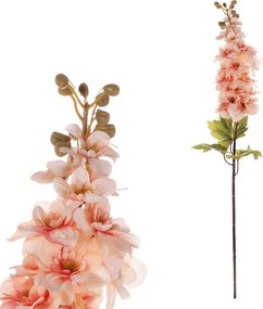 Sztuczny kwiat Ostróżeczka morelowy 87 cm