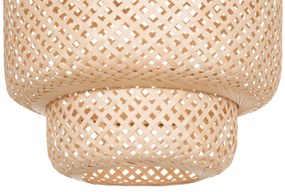 Lampa sufitowa z bambusowej plecionki, Ø 30 cm