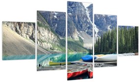 Obraz - Moraine Lake (125x70 cm)