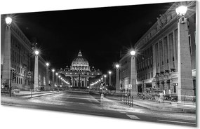 Szkło do Kuchni na Ścianę Droga do Zabytkowej Kaplicy