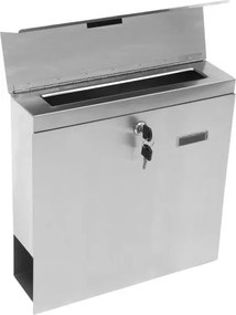 Wisząca skrzynka na listy ze stali nierdzewnej