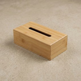 Bambusowy pojemnik na chusteczki SOVO, 25 x 13 cm