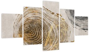 Obraz - Abstrakcja pnia (125x70 cm)