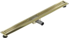 Mexen Flat M33 odpływ liniowy 80 cm, złoty - 1533080-15