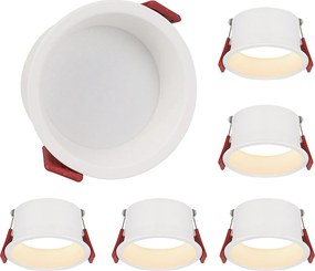 NETTLIFE Spots LED encastrables 5 zestawów 5W IP44