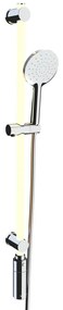 Zestaw prysznicowy w kolorze srebra 94 cm LED – Wenko
