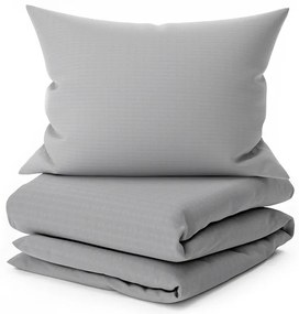 PrzytulneMieszkanie.pl PrzytulneMieszkanie.pl Krepa pościel STANDO szare Rozmiar pościeli: 70 x 90 cm | 140 x 200 cm