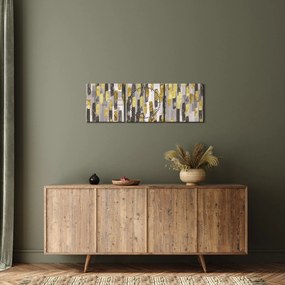 Obraz - Nowoczesna dekoracja (z zegarem) (90x30 cm)