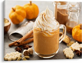 Obraz - Dyniowa latte (70x50 cm)