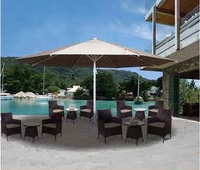 Parasol Carpi,  kremowo-beżowy bez podstawy