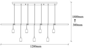 Czarna metalowa lampa wisząca Opviq lights Vincent