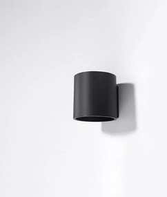 Kinkiety nowoczesny Celeris, aluminium - 1 źródło światła 4000K - L.10 x H.10 cm - czarny