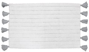 Dywanik łazienkowy MINATIS, 100% bawełny, z frędzlami, 50 x 80 cm