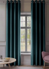2x Turkusowa zasłona OXFORD 140x250 cm