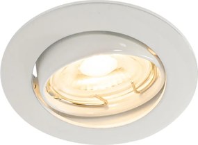 Zestaw 6 białych opraw LED GU10 35 mm - Edu