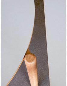 Okrągły stół z litego drewna dębowego ø 115 cm Oblique – Hübsch