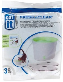 Filtry do poidełka fontanny dla kotów 3 szt. Catit Fresh&amp;Clear – Plaček Pet Products
