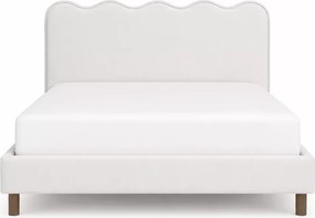 Łóżko tapicerowane Poof 160x200 / 180x200 ze stelażem z wysokim eleganckim zagłowiem