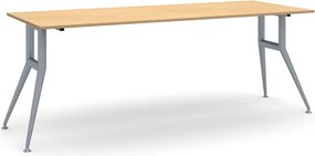 Stół konferencyjny do biura WIDE, 220x80 cm, buk