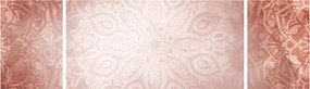 Obraz - Różowa mandala (170x50 cm)