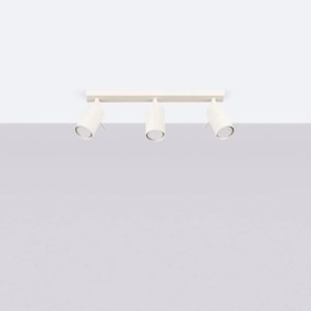 Kremowa lampa sufitowa 6x45 cm Etna – Nice Lamps