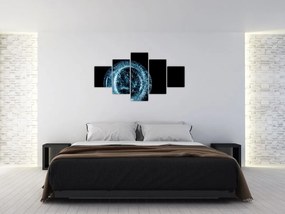 Obraz kropli lodu (125x70 cm)
