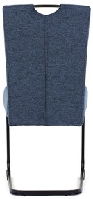 Zestaw krzeseł do jadalni DCL-E2008 BLUE2, 4 szt.