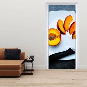Fototapeta na drzwi - Brzoskwinia (95x205cm)