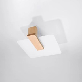 Plafon LAPPO naturalne drewno SOLLUX  LIGHTING