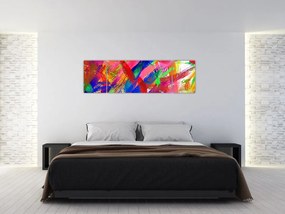 Obraz - Kolorowa abstrakcja (170x50 cm)