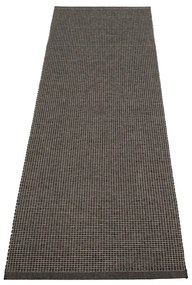 Antracytowy chodnik odpowiedni na zewnątrz 70x240 cm Emm Black Linen – Pappelina