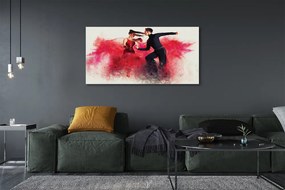 Duży obraz na płótnie Taniec w Czerwonym Dymie