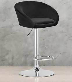 Czarny hoker barowy C6-L21
