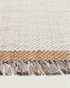 Kremowy wełniany dywan tkany ręcznie 200x300 cm Brina – Kave Home