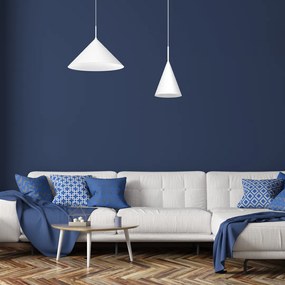 Lampa wisząca CAPITAL WHITE Ø46cm 1xGX53, biała trójkąt, pojedyncza