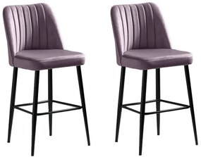 Zestaw krzeseł barowych Vento Lilac, 2 szt., 2 szt.