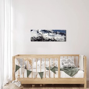 Obraz - Park Narodowy Kenai Fjords (z zegarem) (90x30 cm)