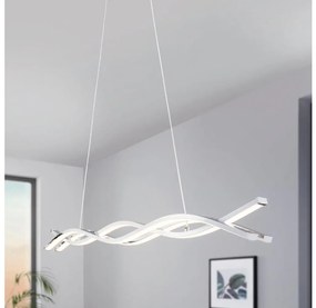 Eglo 96102 - Lampa wisząca LED na przewodzie LASANA 2 LED/35W/230V 3000K błyszczący chrom