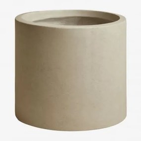 Doniczka Z Betonu Aurevi Ø35 Cm & Piaskowy Brąz - Sklum