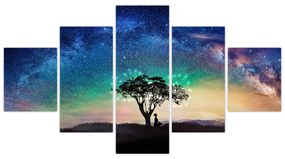 Obraz - Odpoczynek pod gwiazdami (125x70 cm)