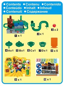 Epoch Super Mario gra planszowa Adventure Game DX