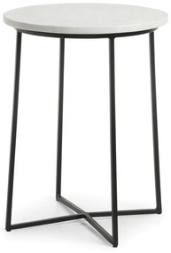 Okrągły stolik z marmurowym blatem ø 41 cm Bryson – Kave Home