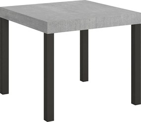 Stół rozkładany 90/246x90 cm Everyday cementu nogi antracytowe